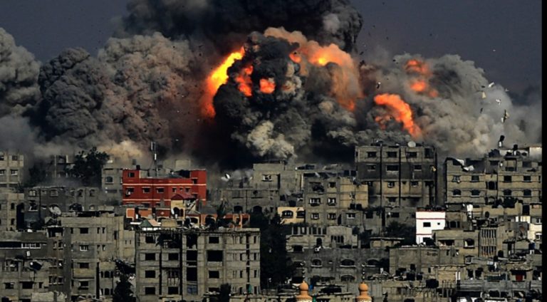 القصف على غزة